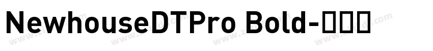 NewhouseDTPro Bold字体转换